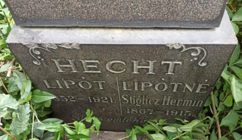 Lipót - Jehuda ben Michael HECHT 1852-1921 - Hermin - Mirel bat Mordechaj STIGLICZ HECHT Lipótné 1867-1915 94216823